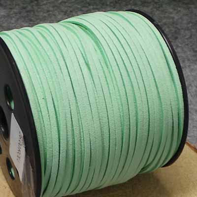 CH51080 Κορδόνια Σουέτ Με το Μέτρο ,3mm/91Μέτρ. ,Μέντα Χρώμα,Πλακέ (1 1) (161gr) ()