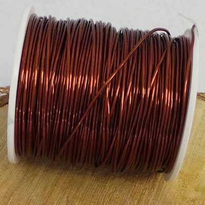 CH51109 Jewellery wire metal brown color color 1mm/95pcs (0 0)