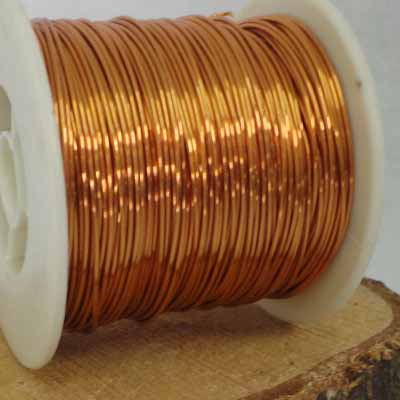 CH51113 Jewellery wire metal round shape,thickness 0.6mm ,0,6mm/24gauge/400meters ,rose gold color (0 0)