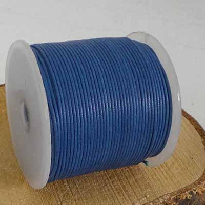 CH51383 Κορδόνια Κηρόσπαγγος με το μέτρο ,1,5mm/100Μέτρ. ,Μπλέ Ρουαγιάλ Χρώμα,Βαμβακερά (1 0) (158gr) ()