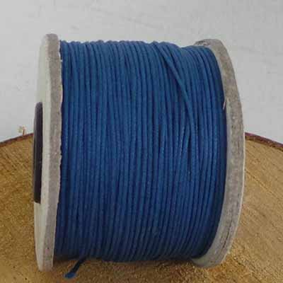 CH51467 Κορδόνια Κηρόσπαγγος 0,50mm ,0,5mm/100Μέτρ. ,Μπλέ Ρουαγιάλ Χρώμα,Βαμβακερά (0 1) (gr) ()