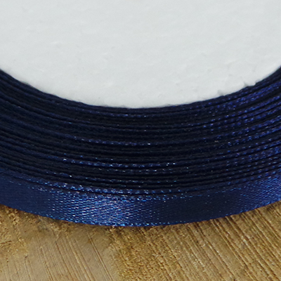 CH51516 Packaging ribbon satin ribbons,no filter ,6mm/23meters,navy blue color (0 0)