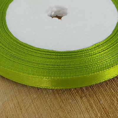 CH51546 Packaging ribbon satin ribbons,no filter ,6mm/23meters,light green color (0 0)