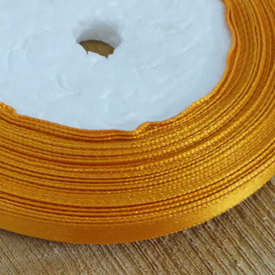 CH51564 Packaging ribbon satin ribbons,no filter ,6mm/23meters,mustard color (0 0)