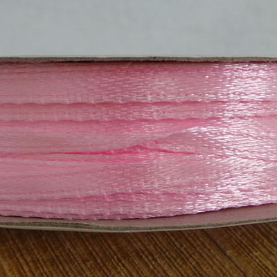 CH51577 Packaging ribbon satin ribbons,no filter ,3mm/91meters,baby pink color (0 0)