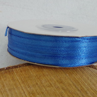 CH51584 Packaging ribbon satin ribbons,no filter ,3mm/91meters,blue color (0 0)
