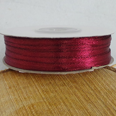CH51585 Packaging ribbon satin ribbons,no filter ,3mm/91meters,brown color (0 0)