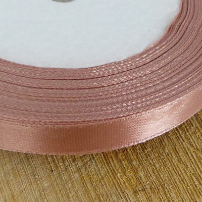 CH51672 Packaging Ribbon Satin Ribbons,Satin ,22mm/23Meters ,Rose Gold color (5 0) ()