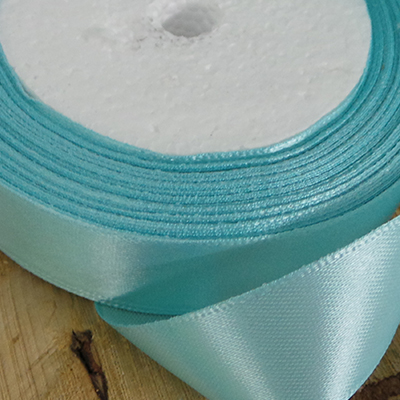 CH51679 Packaging ribbon satin ribbons,satin ,22mm/23meters ,light blue color (0 0)