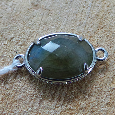 CH51864 Μεταλλικά Συνδετικά στοιχεία με Ημιπολύτιμους λίθους Για κόσμημα 16X15mm/1Τεμ. Μεταλλικό Χρώμα, Με Ημιπολύτιμους Λίθους ,Συνθεση Ορείχαλκος,Συνδετικά (1 1) (5gr) ()