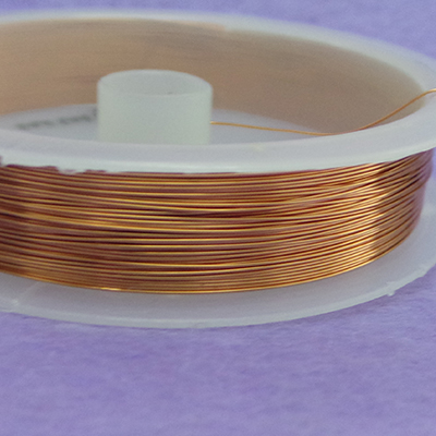 CH52029 Χαλκινα συρματα  για κοσμημα 0,8mm//21guage/3μετρ. ροζ χρυσο χρωμα, 0.8mm παχος  ,συνθεση χαλκος, (7 80)