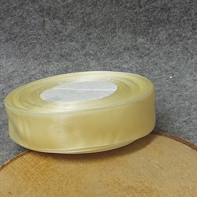 CH52508 Κορδελες οργαντζα  για διακοσμηση 28mm/~45μετρ. κιτρινο χρωμα,   ,συνθεση , (-6 0)
