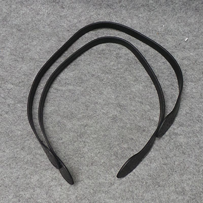 CH52557 Δερματινο λουρι με αυτια για τσαντες  60cm/1ζευγ. μαυρο χρωμα (0 0)
