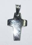 CH5266 Silver 925 Crosses ,For Jewellery 19X13mm/1Pcs/ RHODIUM PLATED,   ,Material ,,Charms (12 0) ()