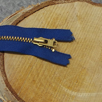 CH53176 Metal closed zippers metallic teeth no 5 12cm/no5/1pcs blue color for sewing  sewing (0 0)