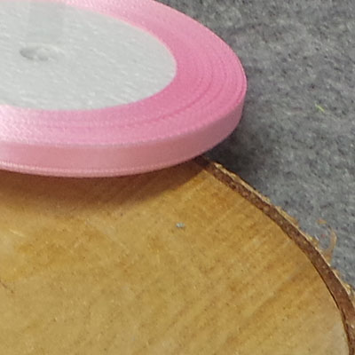 CH53325 Ribbon packaging satin ribbons,neon ,6mm/23meters,pink color (0 0)