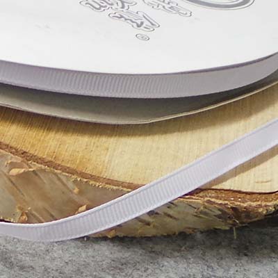 CH53594 Ειδη συσκευασιας κορδελες γκρο ,6mm/91μετρ. ,λευκο χρωμα,πολυεστερικα (0 0)