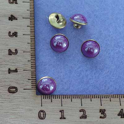 CH53656 Accessories buttons acrylic,with pearls ,10mm/5pcs , (0 0)