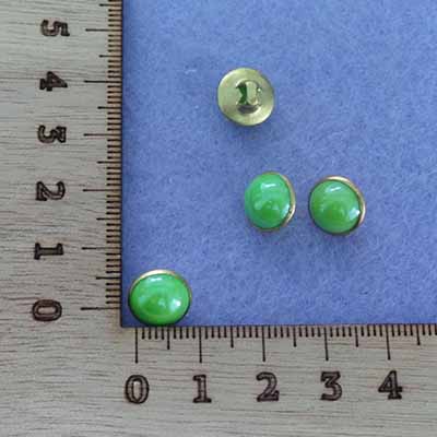 CH53659 Accessories buttons acrylic,with pearls ,10mm/5pcs , (0 0)