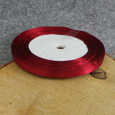 CH53782 Packaging ribbon satin ribbons,no filter ,6mm/23meters,red color (0 0)