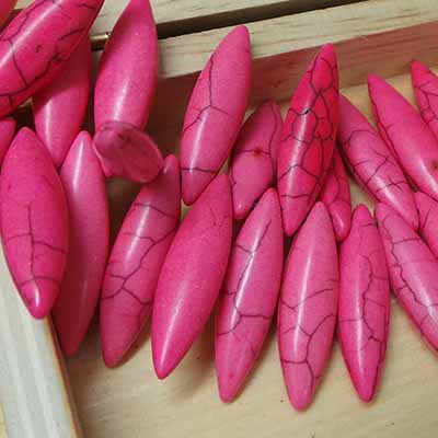 CH53945 SYNTHETIC HOWLIGHT STICKS  FOR JEWELLERY 30X8mm/100Pcs/   PINK COLOR,   ,Material ,, (4 3) ()