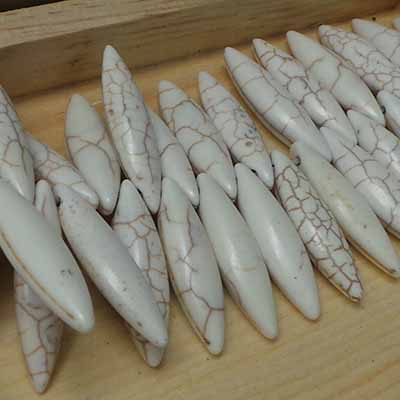 CH53946 SYNTHETIC HOWLIGHT STICKS  FOR JEWELLERY 30X8mm/100Pcs/   WHITE COLOR,   ,Material ,, (2 1) ()
