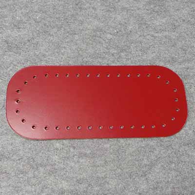 CH53970 Base shaper hard oval, ,21x9cm/1pcs ,red color (0 0)