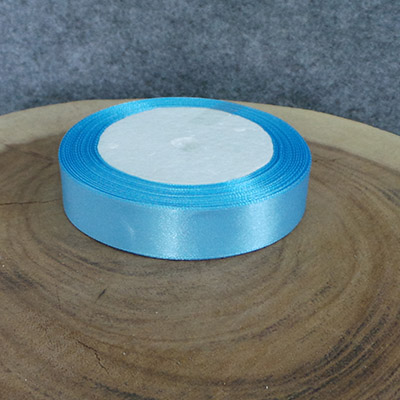 CH54280 Packaging ribbon satin ribbons,satin ,22mm/23meters ,light blue color (0 0)