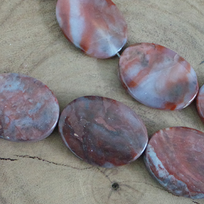 CH54401 Natural agate stones oval shape ,for jewellery 30x39mm/9pcs/ brown color,   ,material semi precious stones,,beads (0 0)