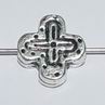 CH5447 Crosses alloy silhouette,flat ,14x14mm/25pcs ,antique color (0 0)