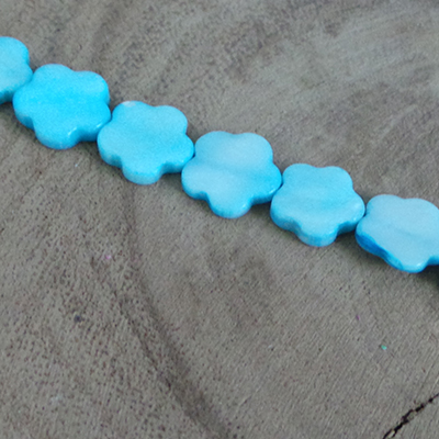 CH54503 Natural Freshwater Shell Beads FOR JEWELLERY 12mm/32Pcs/ LIGHT BLUE COLOR, ,Material ,BEADS (2 1) ()