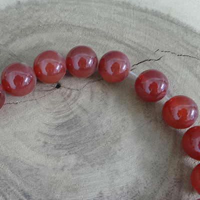 CH55065 NATURAL CARNELIA ROUND BEADS ,FOR JEWELLERY 16MM/25PCS/ RED COLOR, ,MATERIAL SEMI PRECIOUS STONES,,BEADS (0 0) ()