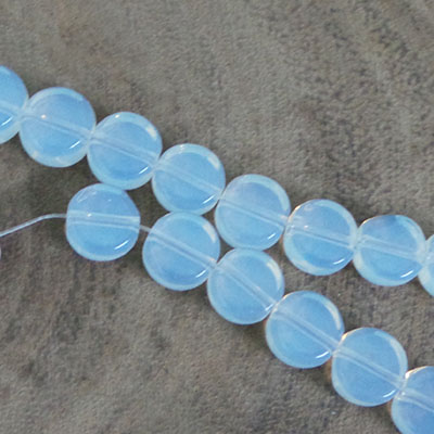 CH55204 Synthetic moonstone beads 8x4mm/44pcs white color (0 0)