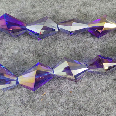 CH55324 Glass beads ,for jewellery 20x16mm/22pcs/ lilac color,   ,material glass,,beads (0 0)