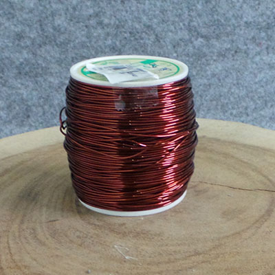 CH55660 Συρματα μεταλλικα στρογγυλο ,0,8mm/21gauge/100μετρ. ,χαλκινο χρωμα,0.8mm παχος (0 0)
