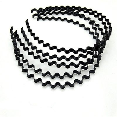 CH55671 Metal hairbands 12,5cm/1pcs black color (0 0)