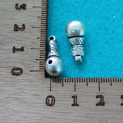 CH55958 Metal specer beads ,for decoration/mpegleri 20x9mm/5pcs/ antique silver,   ,material ,,beads (0 0)