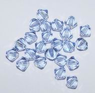 CH5626 Κρυσταλλάκια Swarovski σε Σχήμα Ρόμβος – 5301 ΓΙΑ ΚΟΣΜΗΜΑ 6mm//20Τεμ. ΓΑΛΑΖΙΟ ΧΡΩΜΑ, ,ΣΥΝΘΕΣΗ Ξύλο,ΧΑΝΤΡΑ (16 2) (gr) ()