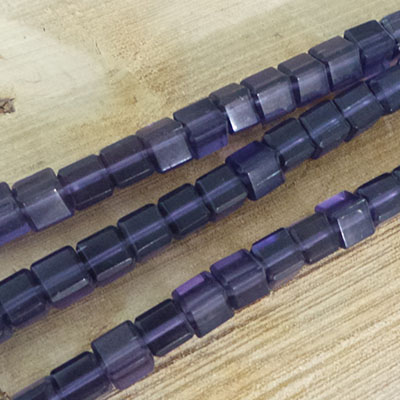 CH56351 Glass cube beads ,for jewellery 8mm/45pcs/ lilac color,   ,material glass,,beads (0 0)