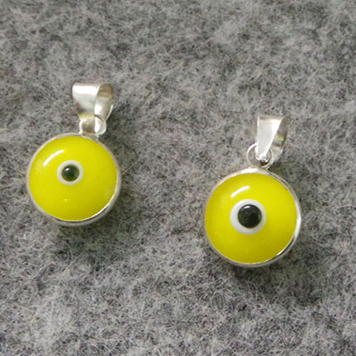 CH56667 Ματάκια Ασήμι 925 στρόγγυλο ,10mm/5Τεμ.,Ασημί Χρώμα (109 30) (gr) ()