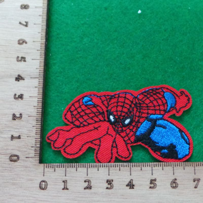 CH57640 Θερμοκολλητικα παιδικα σχεδια spiderman ,7x4cm/1τεμ.,κοκκινο χρωμα (0 0)