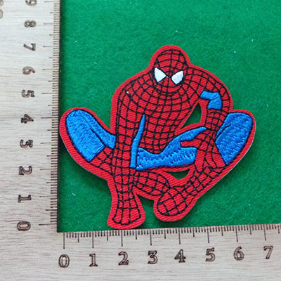 CH57641 Θερμοκολλητικα παιδικα σχεδια spiderman ,8x7cm/1τεμ.,κοκκινο χρωμα (0 0)