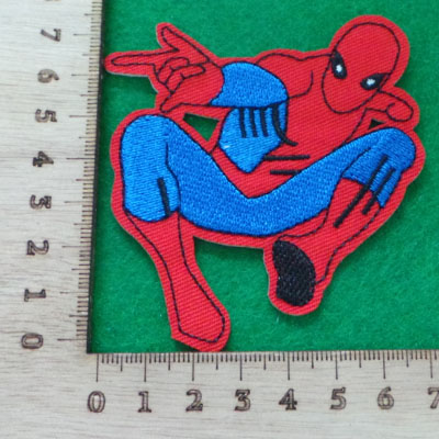 CH57642 Θερμοκολλητικα παιδικα σχεδια spiderman ,8x8cm/1τεμ.,κοκκινο χρωμα (0 0)