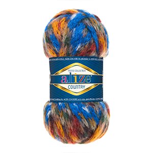 CH57941 Νηματα alize country ,100gr/34μετρ. ,πολυχρωμο,ακρυλικα col 5673 (-1 0)