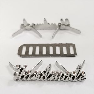 CH57998 Handmade Handbag decorations 33X11mm/1Pcs Platinum color (16 0) ()