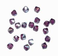 CH5810 Κρυσταλλακια swarovski σε σχημα ρομβος – 5301  για κοσμημα 4mm/~50τεμ.   amethyst ab,   ,συνθεση ξυλο,χαντρα (-1 0)