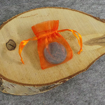 CH58205 Rectangle organza pouches ,for gifts 7x5mm/100pcs/. orange color,   ,material ,, (0 0)