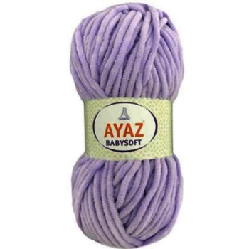 CH58235 Yarns ayaz baby soft,polyester ,100gr/100meters ,violet color (0 0)