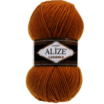 CH58250 Νηματα alize lanagold ,100gr/240μετρ. ,κοραλι χρωμα,μαλλινα col 154 (0 0)