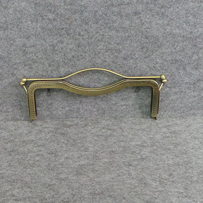 CH58375 Accessories iron purse frames rectangle,with holes/frames ,27cm/1pcs ,green color (0 0)